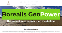 Desktop Screenshot of borealisgeopower.com